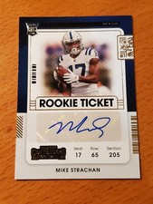 2021 Contenders #251 Mike Strachan Charleston Colts Rookie WR Auto