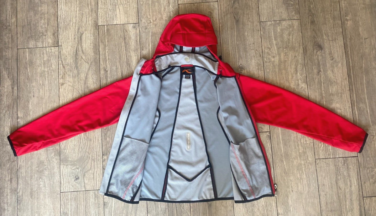 KJUS SoftShell Waterproof Jacket Red Men's size 50M lightweight