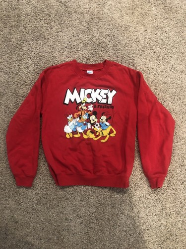 Vintage Mickey Mouse Amp Friends Disney Store Kids Sweater Made In Usa Sz S Ebay