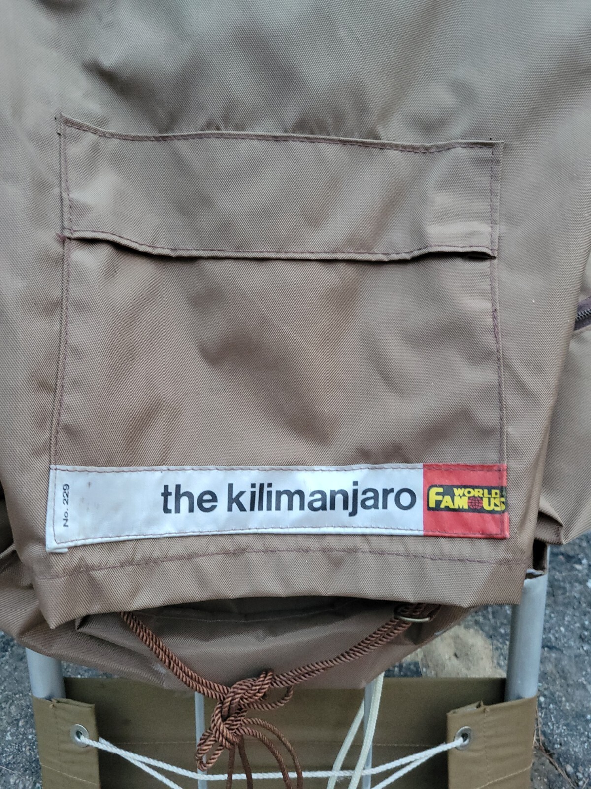 Vintage The Kilimanjaro World Famous No. 229 Lightweight External Frame