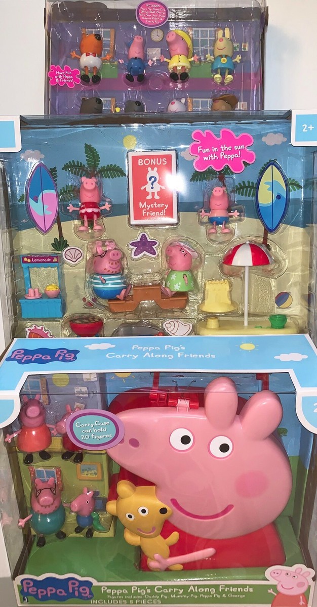 Peppa Pig's WHAT I WANT TO BE, BEACH DAY Playset & CARRY