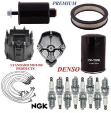 Tune Up Kit Filters Cap Wire Spark Plugs For CADILLAC SEVILLE V8 4.1L 1982-1984