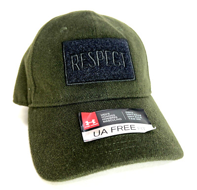 Under Armour Project Rock Respect Veterans Green Cap Strapback NWT