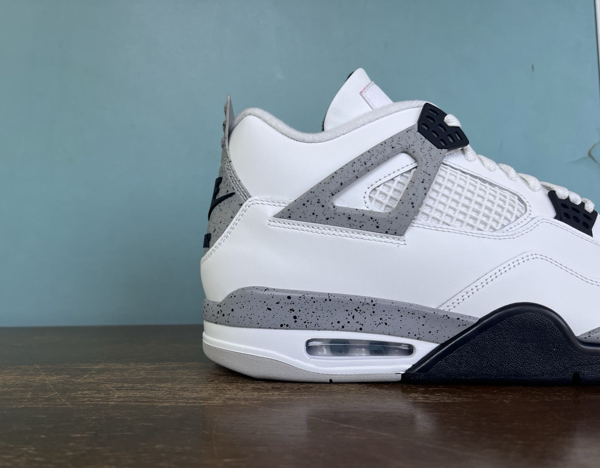 Size 15 - Air Jordan 4 Retro OG 2025 White Cement for sale online