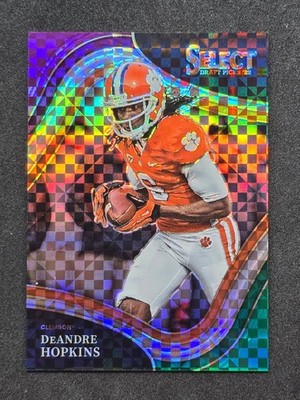 2022 Panini Select Draft Picks #131 DeAndre Hopkins Purple Prizm #/75