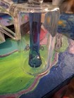 Cheech 14mm Premium Glass Water Pipe Ash Catcher DiscoCrystal Perc 90°BlueBroken — photo 4
