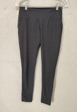 Mondetta Women Leggings Small Gray Printed Poly Blend Pull On Activewear Pants