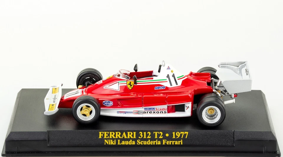 Ferrari 312 T2 6 Ruote Niki Lauda 1977 scala 1:43 Scuderia Ferrari Formula1 N°11 - Immagine 2 di 4