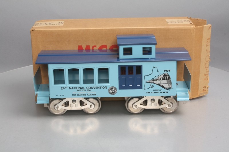 McCoy 1978 Standard Gauge 24th National TCA Convention Boston Caboose LN/Box