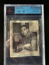 Howard Cosell Signed Photo JSA Certified Becket Slabbed Autograph WSUN Radio