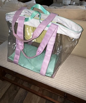 Stoney Clover Lane X Target Transparent Beach Tote Bag NWT