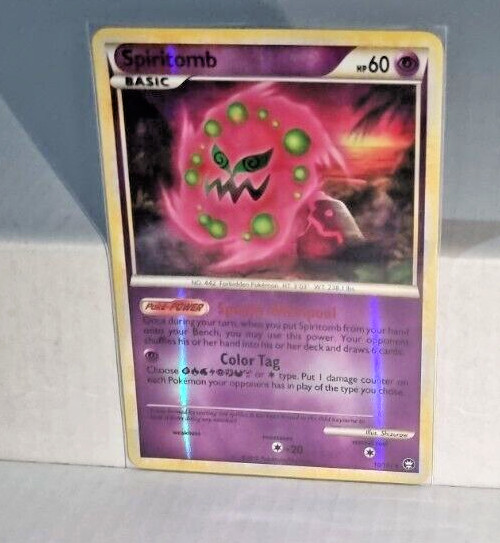 Spiritomb 10/102 Reverse Holo  Triumphant (TM) Pokémon Card LP/NM PLUS 9 FREE