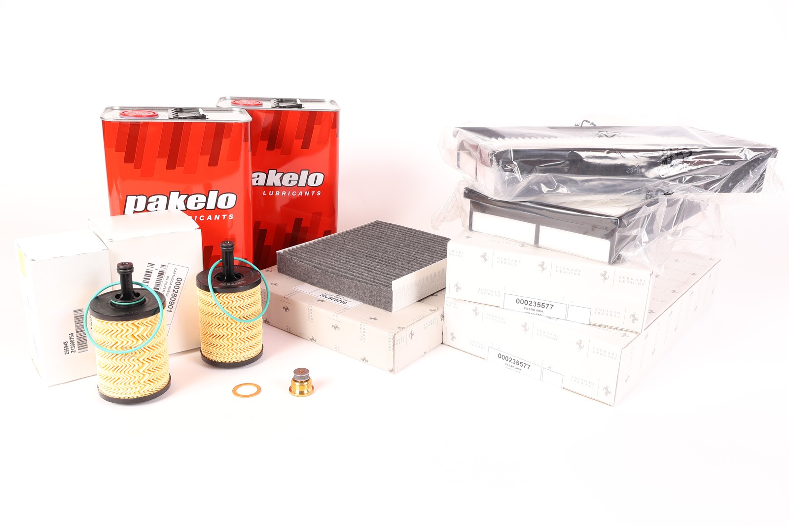 CalTsk2 Ferrari CaliforniaT service kit - Oil filter, sump plug w/ gasket, air