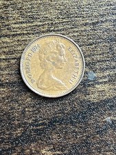 1974 Great Britain 1/2 Half New Penny Coin UK GB Queen Elizabeth II TB5491*
