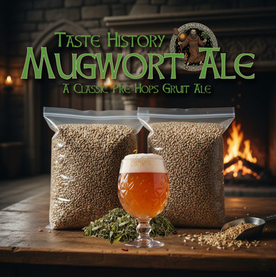 Mugwort Ale Brewing Kit - Ancient Gruit Herbal Beer - Home Brew Hops Alternative