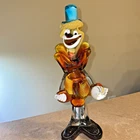 VTG Murano Art Glass Sculpture Figure Clown Jester