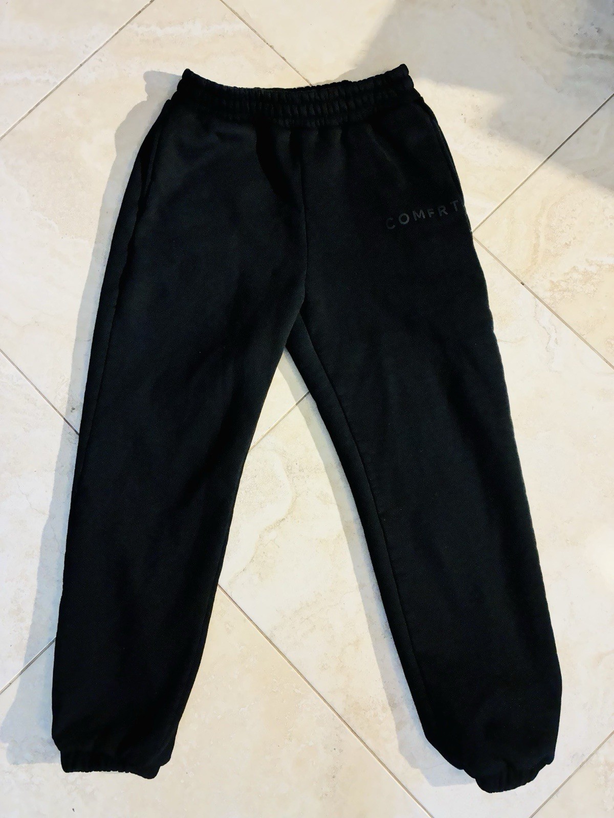 COMFRT Tranquil Sweatpants in Black - Size Med Unisex