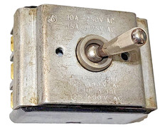 Interruptores de palanca de 3 polos OEM C-H 708, 1 HP-1-2 PH, clasificación de CA de alta resistencia