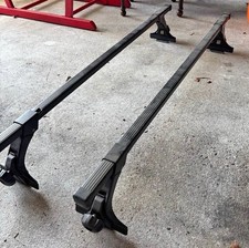 Thule Roof Hard Rack 46 Square Bar With Rapid Tall Gutter Foot Mount Cross Bars