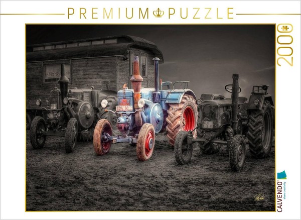 Calvendo Puzzle Lanz-Bulldog Vintage Tractors | 2000 Pieces, Finished Size 35.4-image
