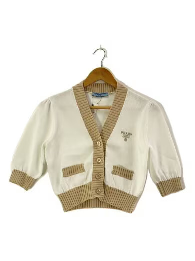 PRADA/Cardigan (Thin)/Size 36/Cotton/White