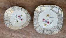 2 Stück Bavaria Elfenbein Porzellan Gebäckschale Obstschale