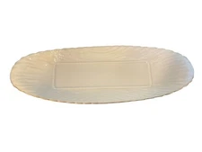 Vintage Lenox Butter Tray Dish Gold Rim  Montclair 9" -Raised Rib Texture- USA