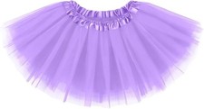 12 Pack Lavender Tutu Skirts Soft 3 Layer Tulle Ballet Dance Dress-Up Costume
