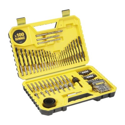 DEWALT gemischtes Bohrschrauber-Set (100-tlg.), DT71563-QZ 7 x 29 x 14 cm, schwarz