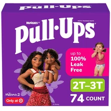 Pull-Ups Girls' Learning Designs Training Pants Econ+ Pack - Size 2T-3T -
