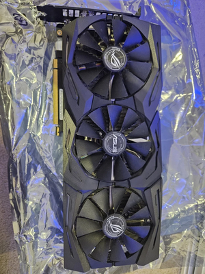 【ジャンク】ASUS ROG STRIX GeForce RTX2070 ASUS ROG Strix GeForce RTX 2070 8GB GDDR6 Graphics Card BLACK GPU