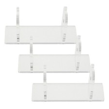 3 Pcs Chinese Fan Decorative Stand Acrylic Display Base Hand Rack