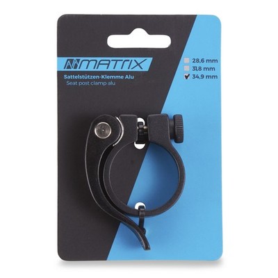 MATRIX Sattelstützklemme Alu SC8 Durchmesser: 34,9 mm, schwarz,