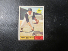1961  TOPPS #54 EARL FRANCIS   PIRATES      EXMT