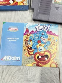 Acclaim Entertainment Trog! NES PAL Action & Adventure Game Manual Included CIB!