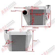 UPGRADE 130MM SIDE MOUNT INTERCOOLER FITS VW GOLF MK4 GTI AUDI A3 BORA 1.8T TDI