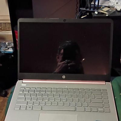 HP 14-dq0735ds Notebook Laptop Pink HDMI USB 3.0 USB-C SD Card Slot