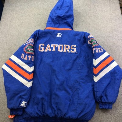 90s USA製 NCAA フロリダ大学　Gatorsカレッジ ヴィンテージラグ Vintage Florida Gators Jacket Mens XL Blue NCAA Football Starter