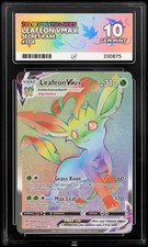 🔹ACE 10 GEM MINT🔹Leafeon VMAX 204/203 Rainbow Secret Rare🔸Evolving Skies 2021 on eBay