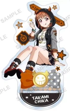 Acrylic stand/acrylic panel CHIKA TAKAMI acrylic stand Aqours punk rock ver.