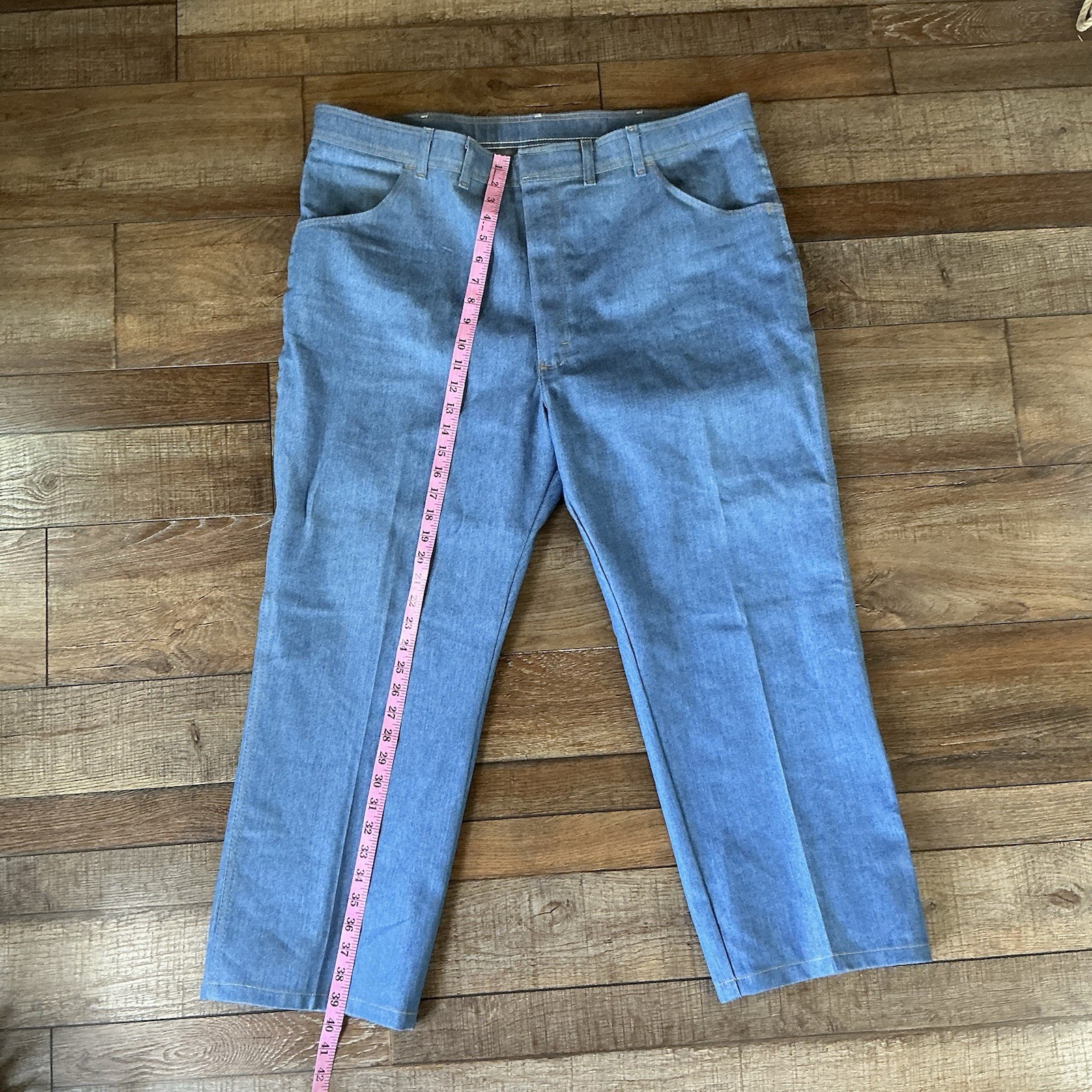 Size 44x30 Regular Fit Straight Leg Blue Denim #28a2