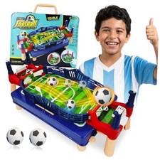 PowerKing Portable Foosball Table - Mini Tabletop Sports Game for Green-E002