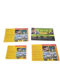 4 LEGO Power Miners 8188 8956 8957 8958 Instruction Booklets Manuals ONLY