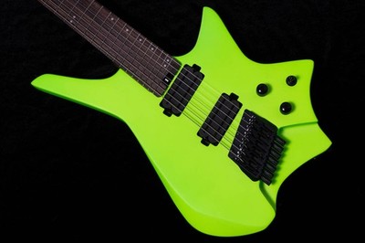 hex guitars z507 7弦ギター Electric Guitar HEX Guitars Z507 S/NGN Neon Green Headless 7