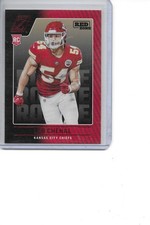 2022 Zenith Leo Chenal Red Zone Rookie Kansas City Chiefs Football Card #167. rookie card picture