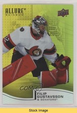 2021-22 Upper Deck Allure Rainbow Yellow Green Filip Gustavsson #R-29 READ 0mf0