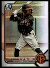 Ryan Reckley 2022 Bowman Draft Chrome Refractor San Francisco Giants #BDC-108