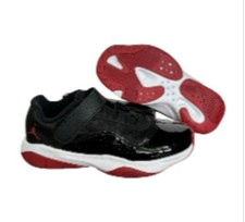 Nike Jordan 11 CMFT Low PS Sz 2Y Kids Shoes Black Patent Leather CZ0905-005