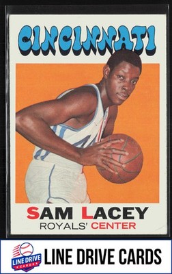 1971-72 Topps #57 Sam Lacey Cincinnati Royals Rookie EX