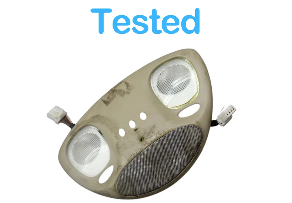 97-03 捷豹 XK8 可调式圆顶灯头顶控制台地图米色 LJB2295AA Oem — 第 3/4 张图片